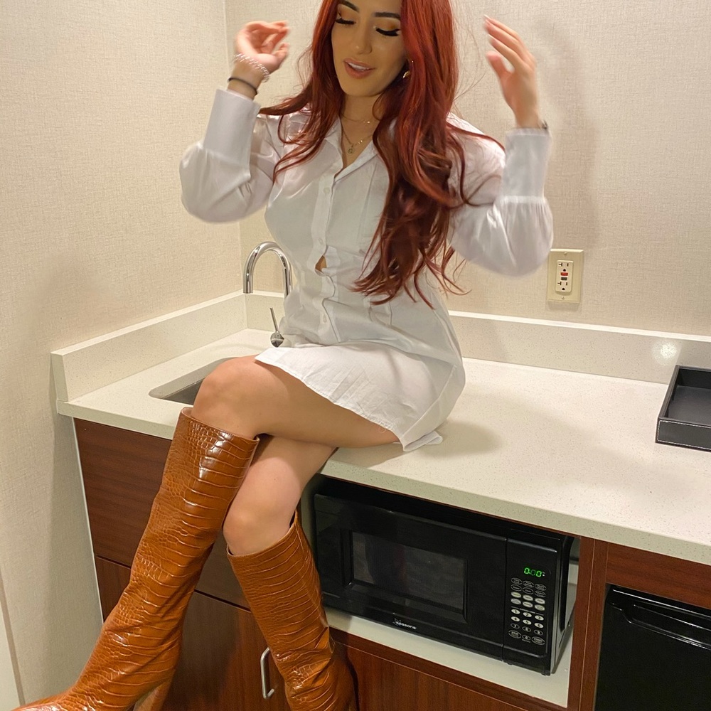 White Dress Shirt/Dress